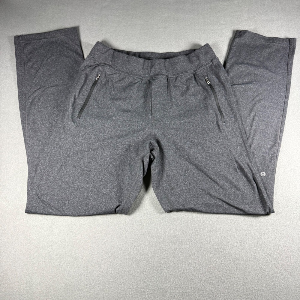 Lululemon Discipline Pant 32" Large Heathered Black Mens Athletic Yoga Pants